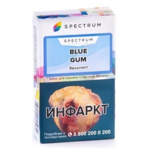 Табак для кальяна, BLUE GUM HL, 40 гр, SPECTRUM TOBACCO