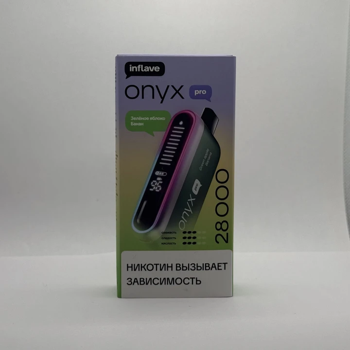 Inflave Onyx Pro 28000 Зеленое яблоко банан
