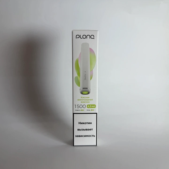 Plonq Plus 1500 Кислая виноградная жвачка
