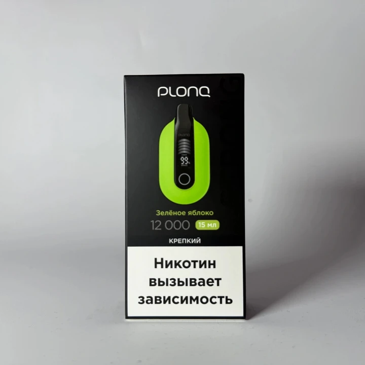 Plonq ultra strong 12000 Зеленое яблоко