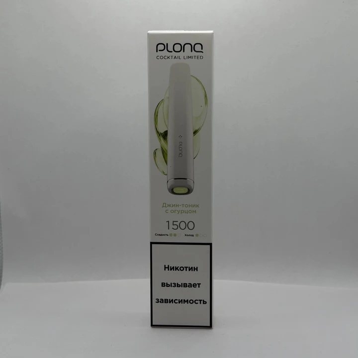 Plonq Plus Limited cocktail 1500 Джин-тоник с огурцом