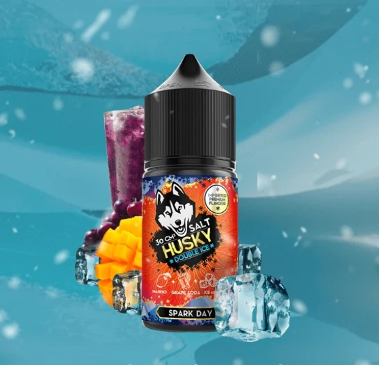 Жидкость Husky Strong Import Double Ice Spark Day (Ледяная Виноградная Сода Манго) 30 мл