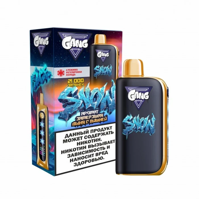 GANG Snow 21000 затяжек Замороженная Смородина с Малиной