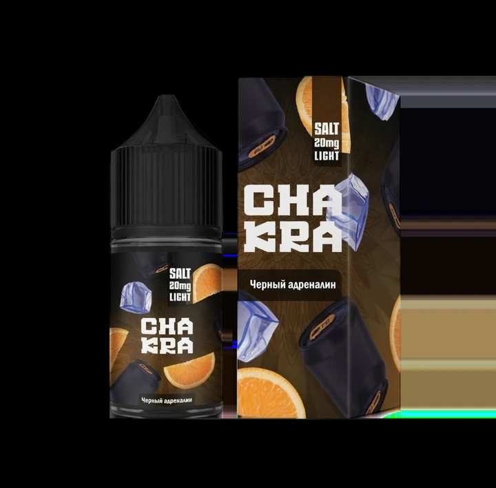 Жидкость Chakra Чёрный Адреналин 30Мл Salt20 Hard