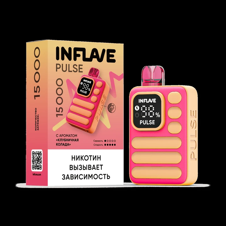 Inflave Pulse 15000 - Клубничная Колада