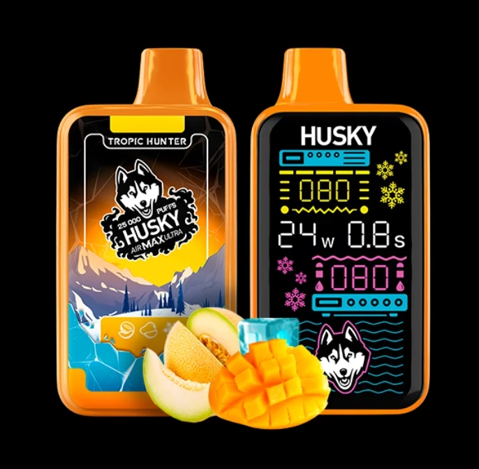 Husky Air Max Ultra 25000 затяжек Tropic Hunter (Ананас Дыня Манго Лёд) Strong
