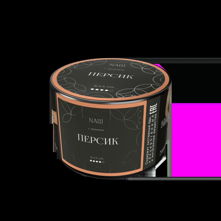 Табак для кальяна NAШ Black Персик 40 гр