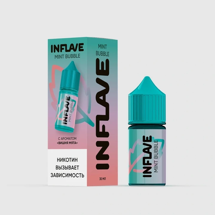 Жидкость Inflave Mint Bubble 20 мг Вишня Мята 30 мл