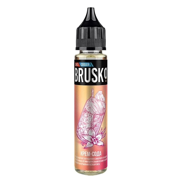 Жидкость Brusko Крем Сода 30 мл. Salt