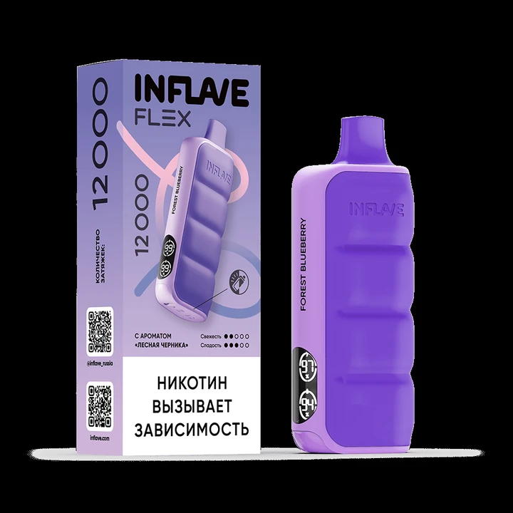 INFLAVE FLEX 12000 Затяжек Лесная Черника