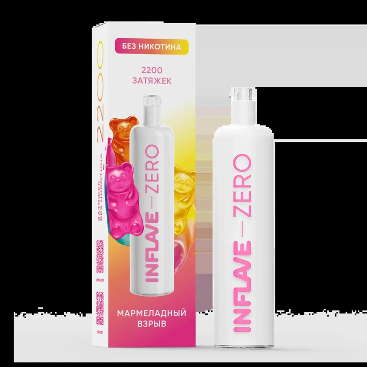 Inflave Zero 2200 затяжек Мармеладный Взрыв