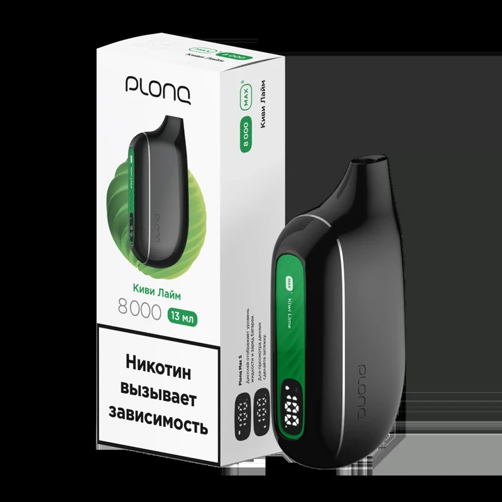 PLONQ Max S 8000 Затяжек Киви Лайм