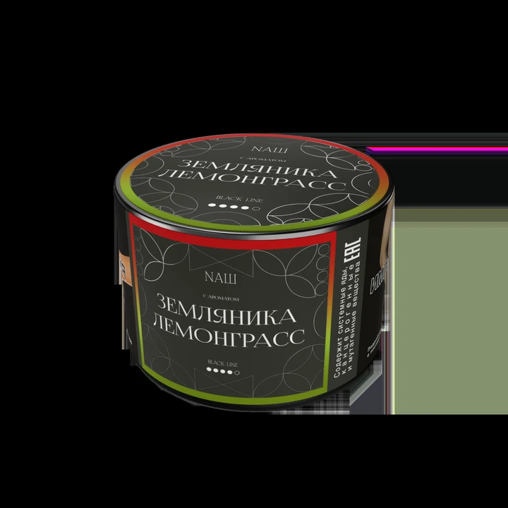 Табак для кальяна NAШ Black Земляника Лемонграсс 40 гр