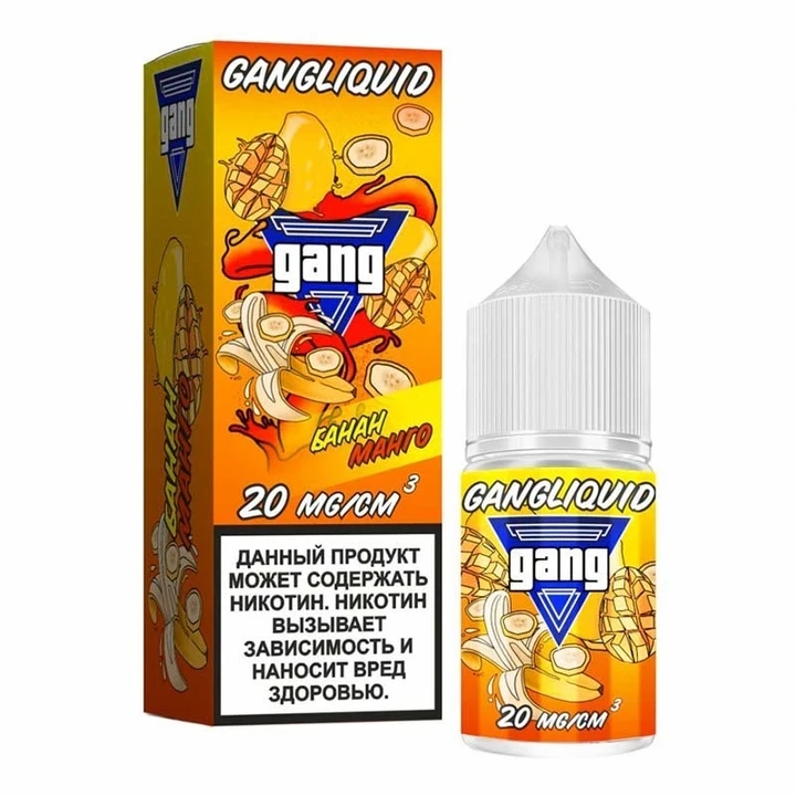 Жидкость Gang Gangliquid Банан Манго 30Мл 20 Strong