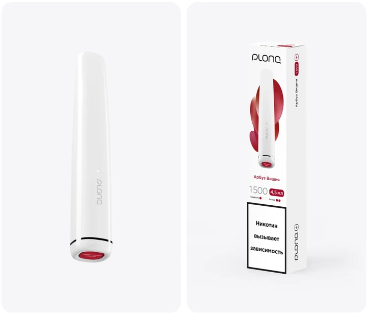 PLONQ Plus 1500 Затяжек Арбуз Вишня
