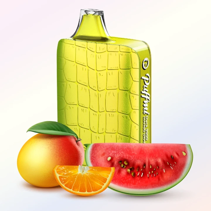 Puffmi DURA 9000 Затяжек Mango Orange Watermelon (Манго Апельсин Арбуз)