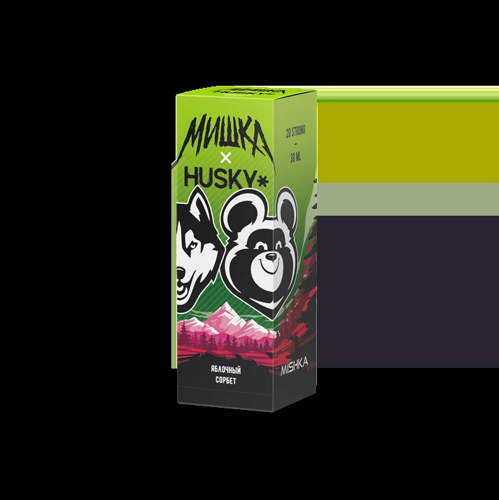 Жидкость Мишка x Husky Strong Яблочный Сорбет 30 мл