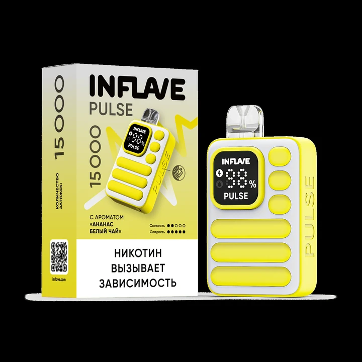 Inflave Pulse 15000 - Ананас Белый Чай