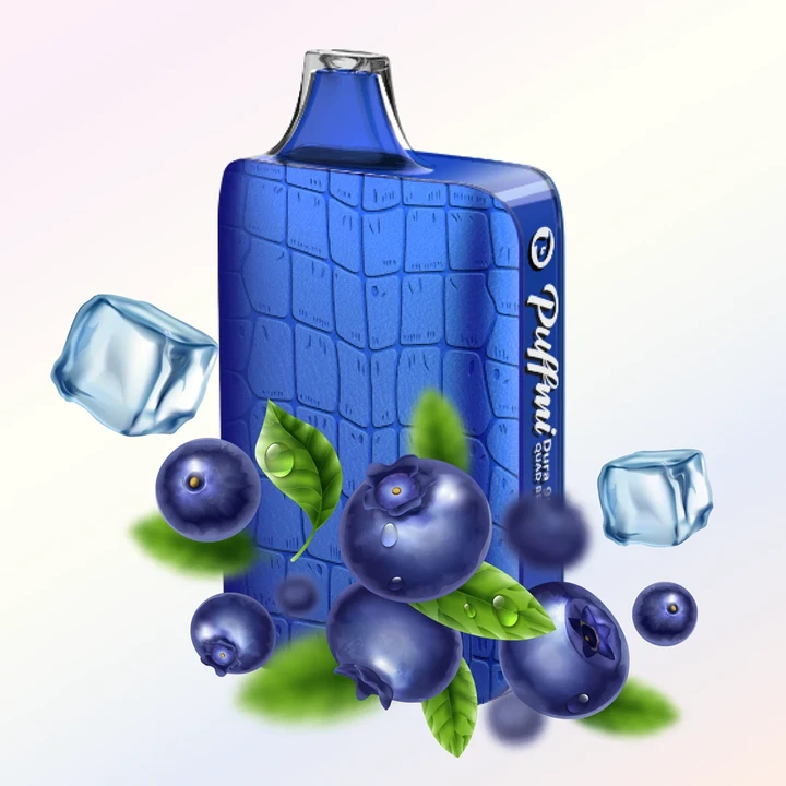 Puffmi DURA 9000 Затяжек Quad Berry (Лесные Ягоды Лёд)