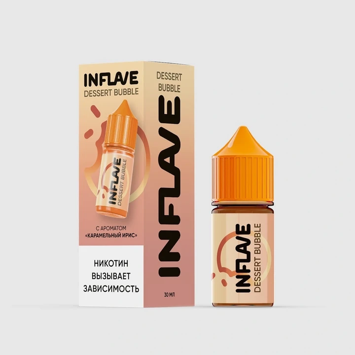 Жидкость Inflave Dessert Bubble 20 мг Карамельный Ирис 30 мл