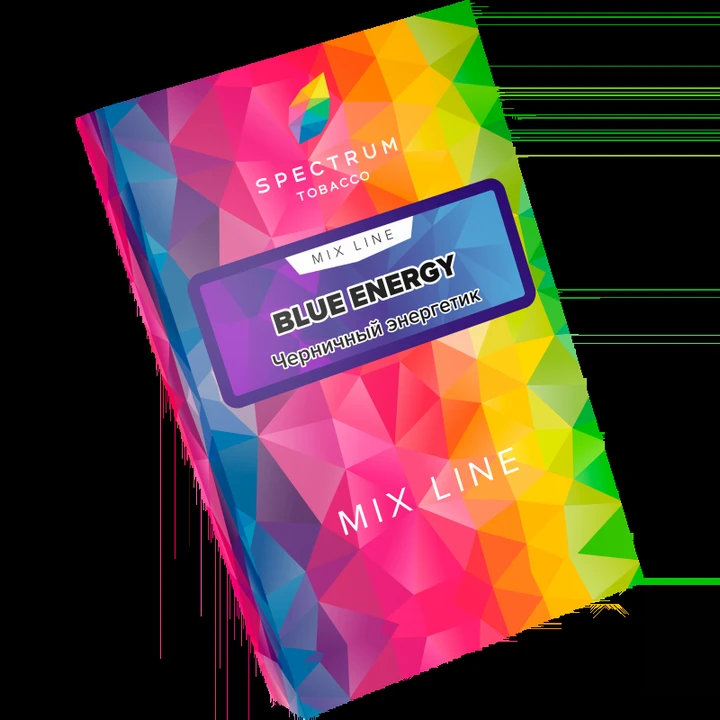Табак для кальяна Spectrum Mix Line Blue Energy (Черничный Энергетик) 40 гр