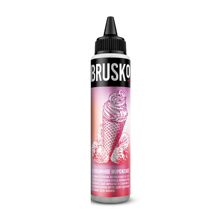 Жидкость Brusko Клубничное Мороженое 60Ml