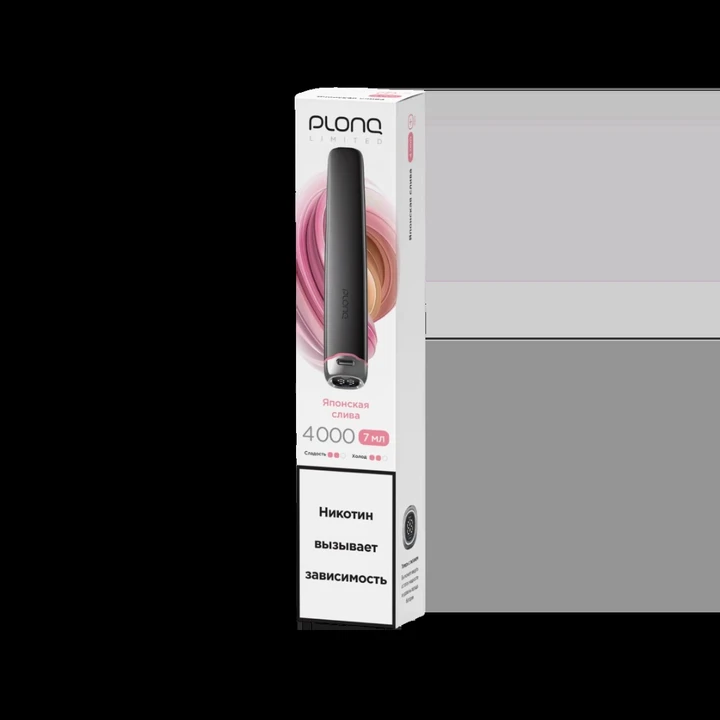 PLONQ Plus Pro Black Edition 4000 Затяжек Японская Слива