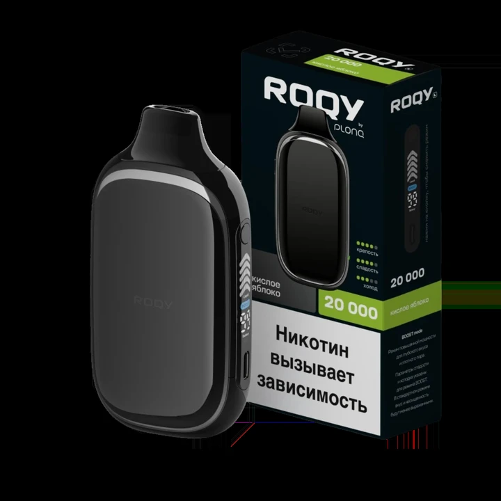 Roqy L by Plonq 20000 затяжек Кислое Яблоко
