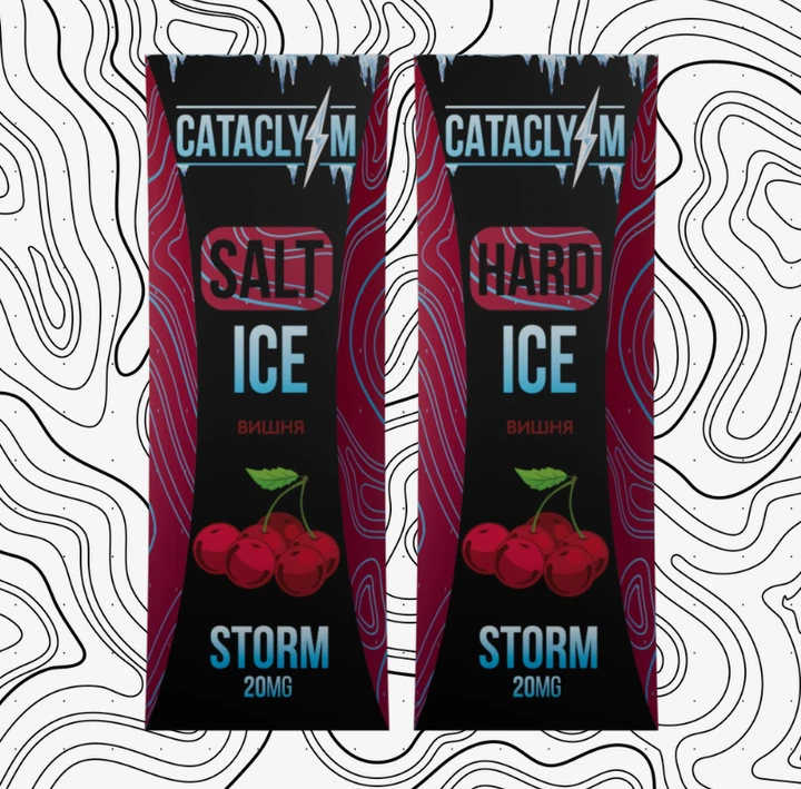 Жидкость Cataclysm Salt 20 мг Storm Ice (Вишня) 30 мл