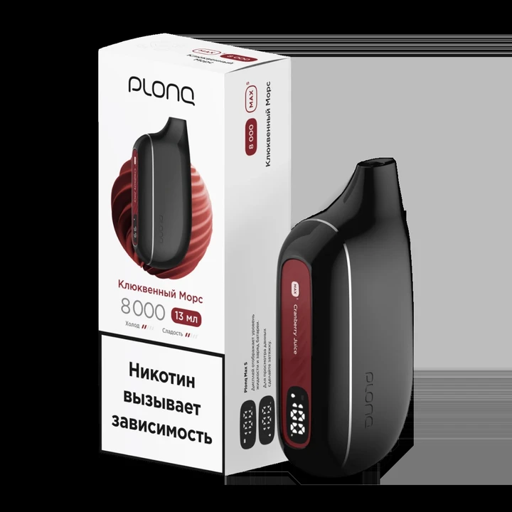 PLONQ Max S 8000 Затяжек Клюквенный Морс