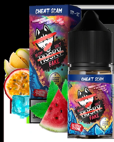 Жидкость Husky Import Fake Strong Cheat Scam (Маракуйя Арбуз Дыня Мята Лёд) 30мл