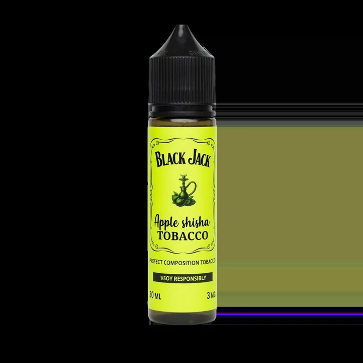 Жидкость Black Jack 3 Mg Apple Shisha Tobacco 60 мл