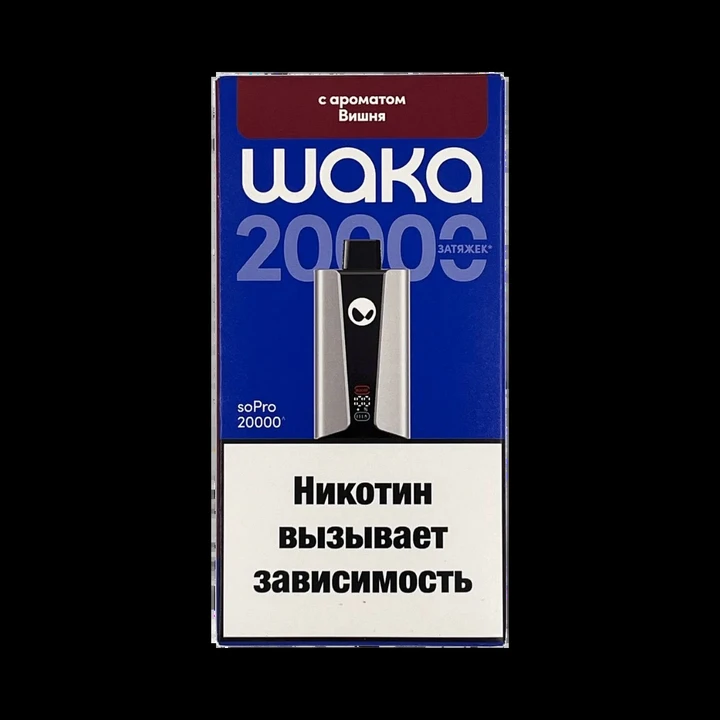 WAKA soPRO 20000 Затяжек Cherry (Вишня)