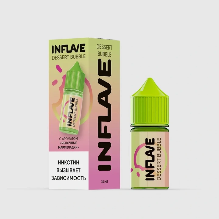 Жидкость Inflave Dessert Bubble 20 мг Яблочные Мармеладки 30 мл