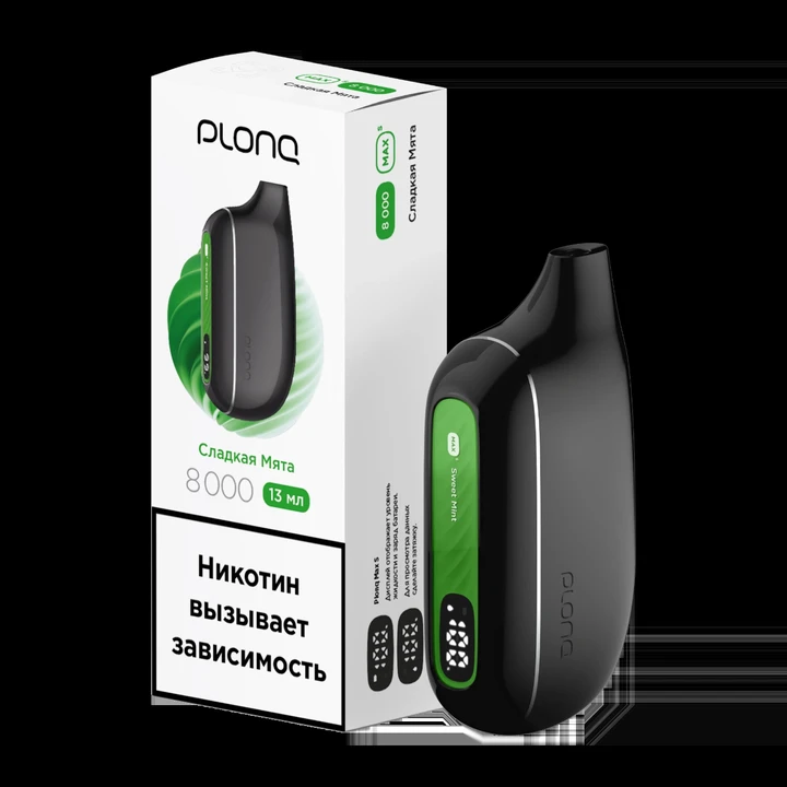 PLONQ Max S 8000 Затяжек Сладкая Мята