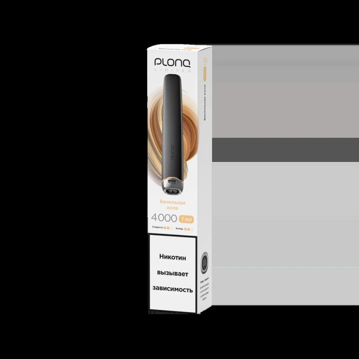 PLONQ Plus Pro Black Edition 4000 Затяжек Ванильная Кола