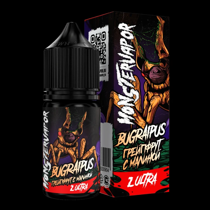 Жидкость Monstervapor Strong Грейпфрут Малина 30 мл