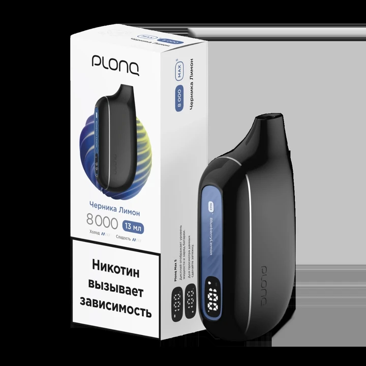 PLONQ Max S 8000 Затяжек Черника Лимон