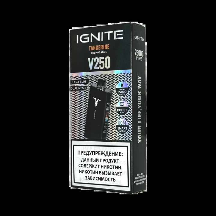 Ignite V250 25000 затяжек Мандарин