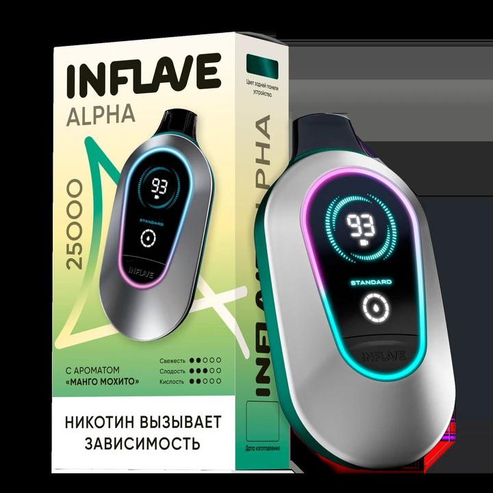 Inflave Alpha 25000 затяжек Манго Мохито