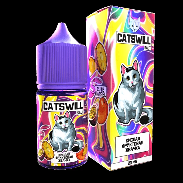 Жидкость Catswill Strong Кислая Фруктовая Жвачка 30 мл