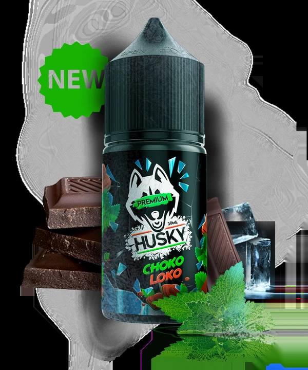 Жидкость Husky Premium Strong Choko Loko (Тёмный Шоколад Перечная Мята Лёд) 30 мл