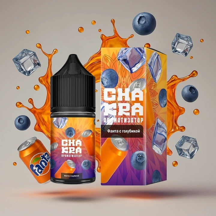 Жидкость Chakra Фанта С Голубикой 30Мл Salt20 Hard