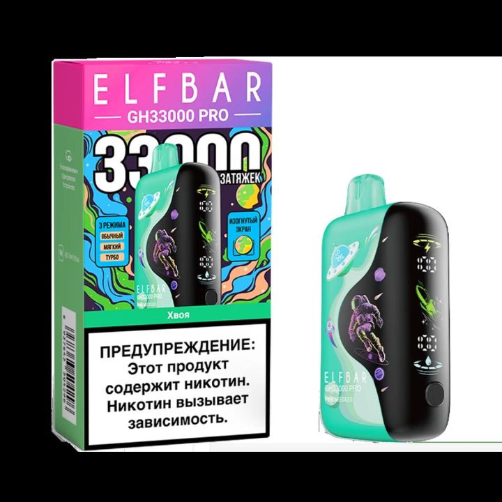 Elf Bar GH PRO 33000 затяжек Хвоя