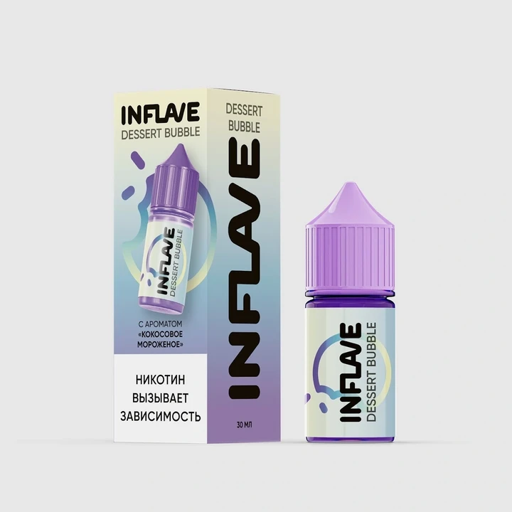Жидкость Inflave Dessert Bubble 20 мг Кокосовое Мороженое 30 мл