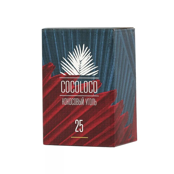 Уголь для кальяна Cocoloco 25 мм 72 шт
