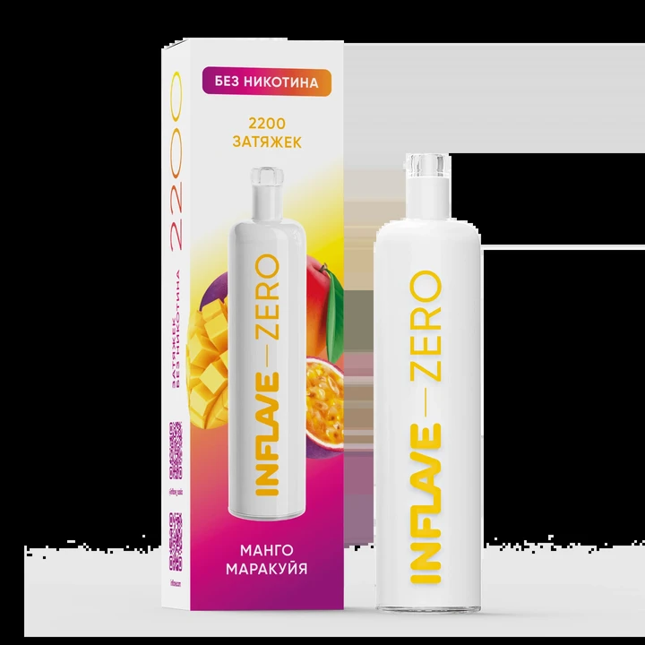 Inflave Zero 2200 затяжек Манго Маракуйя