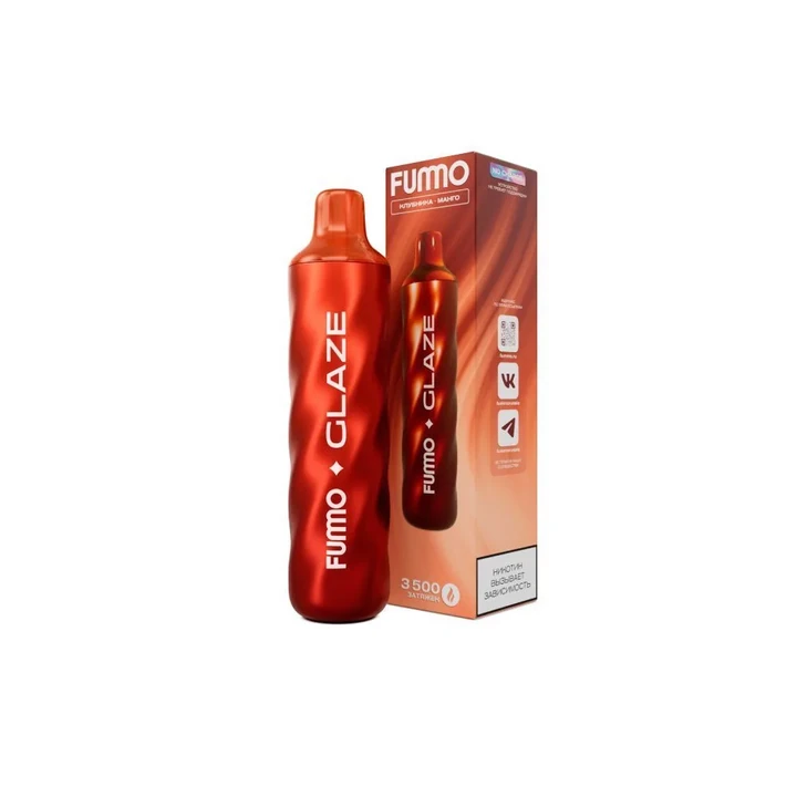 ЭСДН Fummo Glaze 3500 затяжек - Арбуз Клубника