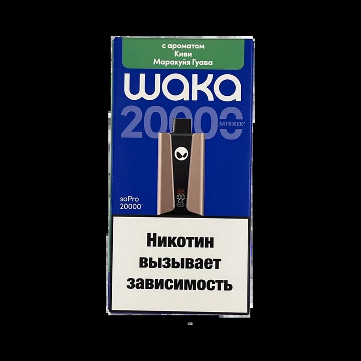 WAKA soPRO 20000 Затяжек Kiwi Passion Guava (Киви Маракуйя Гуава)