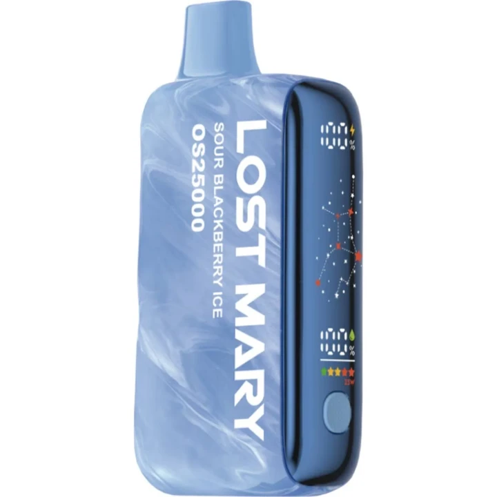 Lost Mary OS 25000 Затяжек Кислая Ежевика Лёд